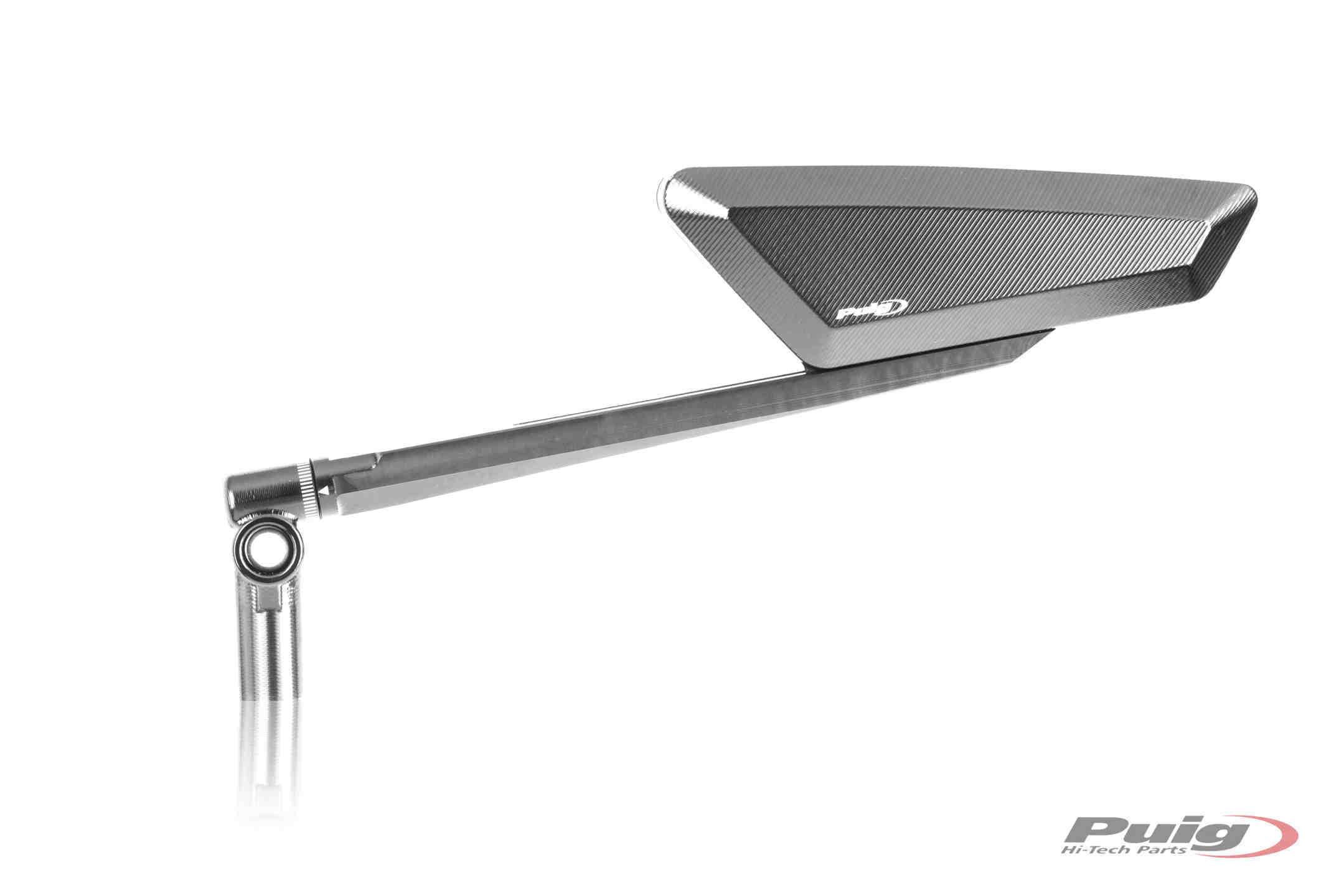 Puig Hypernaked Mirror Left - M10 Fitment | Aluminium - Shop name