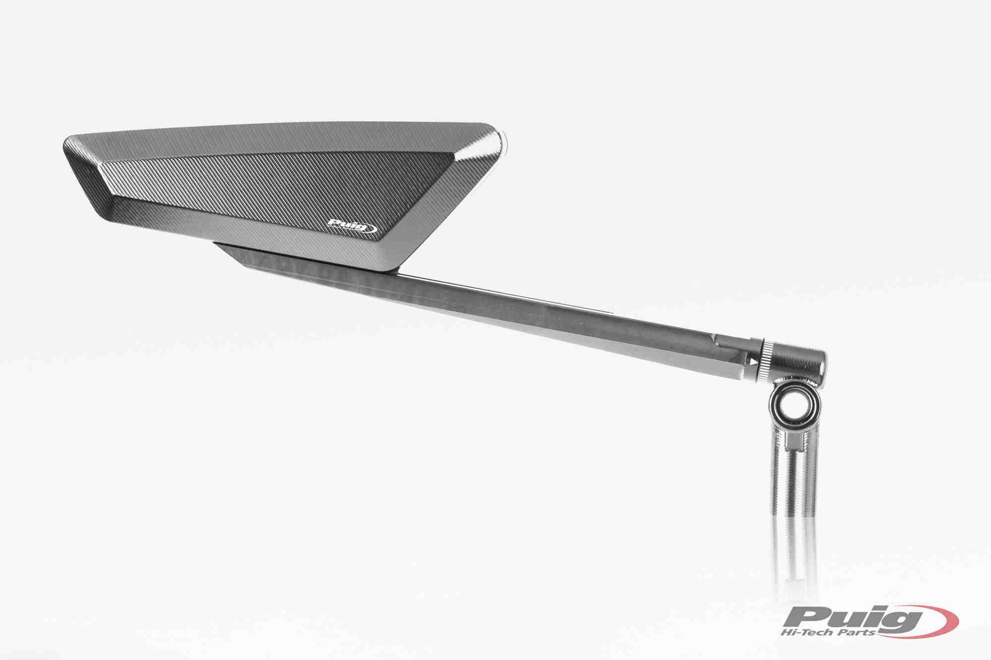 Puig Hypernaked Mirror Right - M10 Fitment | Aluminium - Shop name
