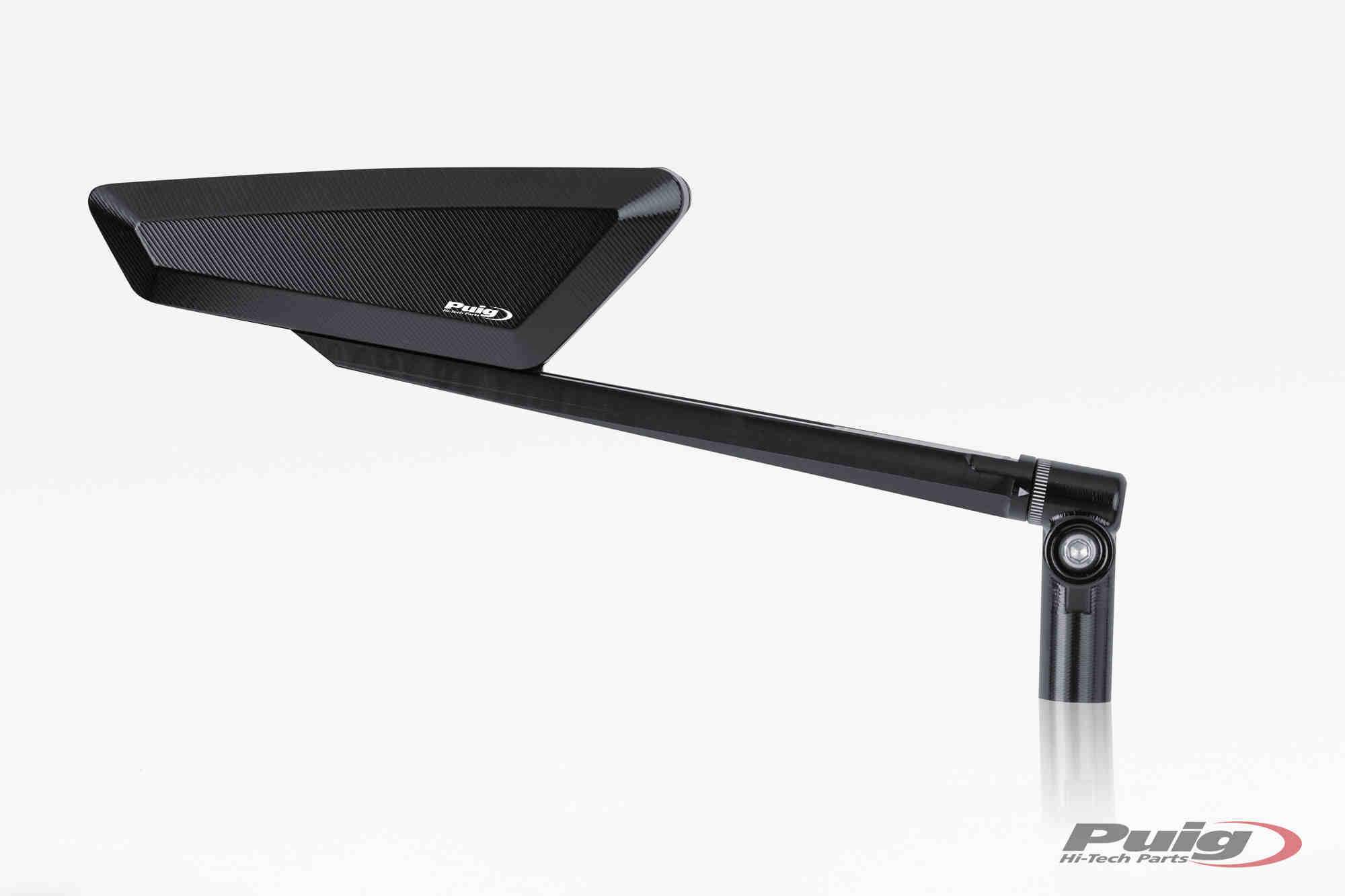 Puig Hypernaked Mirror Right - M10 Fitment | Black - Shop name