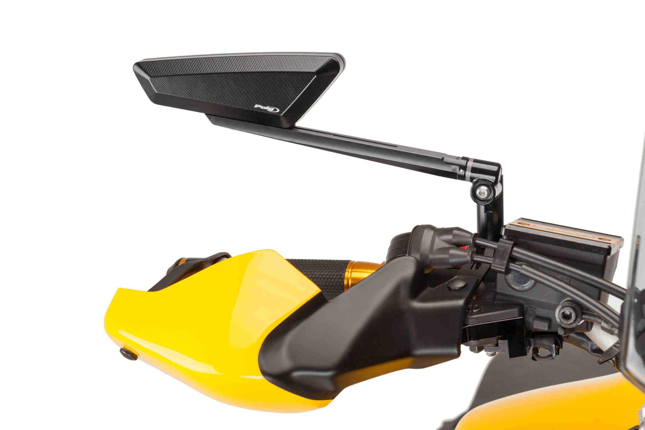 Puig Hypernaked Mirror Right - M10 Fitment | Black - Shop name