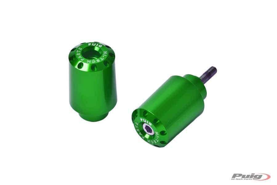 Puig Long Bar Ends | Green | Honda Forza 125/350 2021>Current - Shop name
