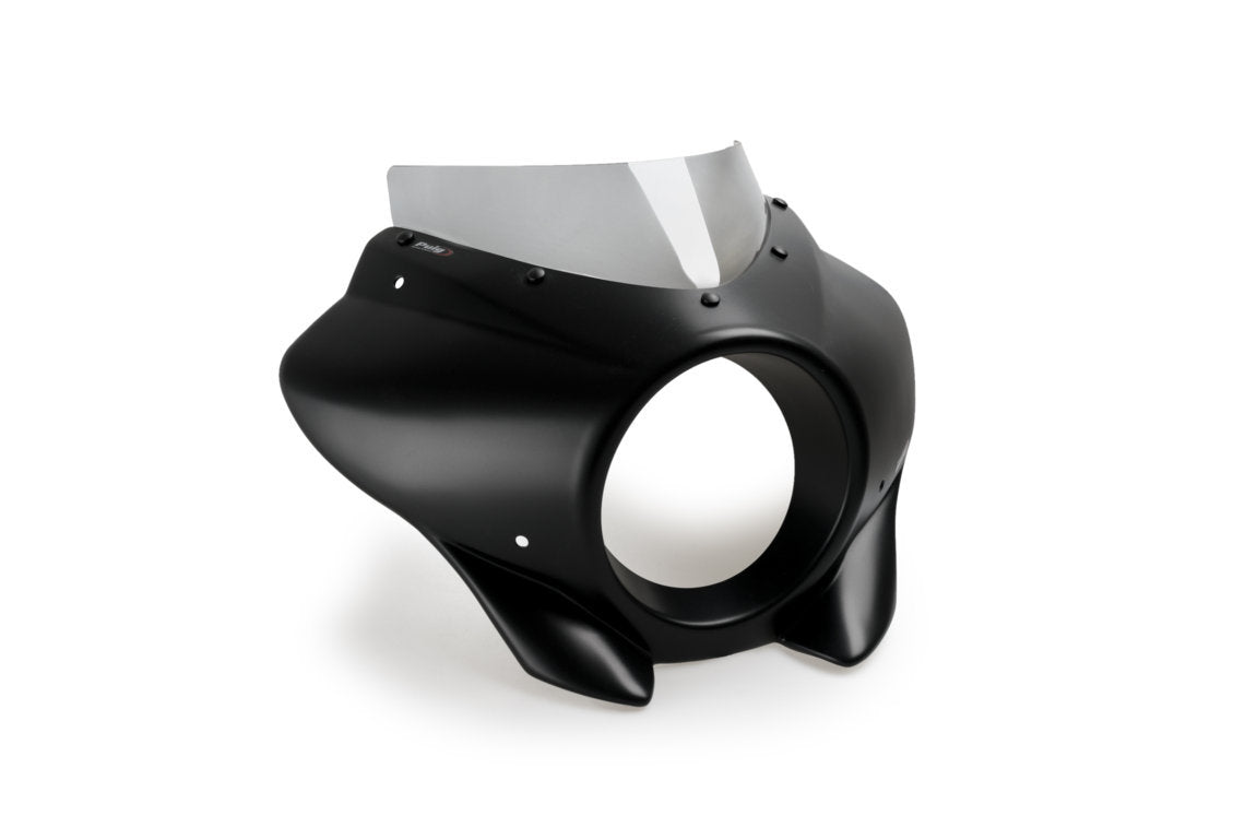 Puig Mirage Sport Screen | Matte Black/Light Smoke | Harley Davidson Softail Street Bob (FXBB) 2021>Current - Shop name