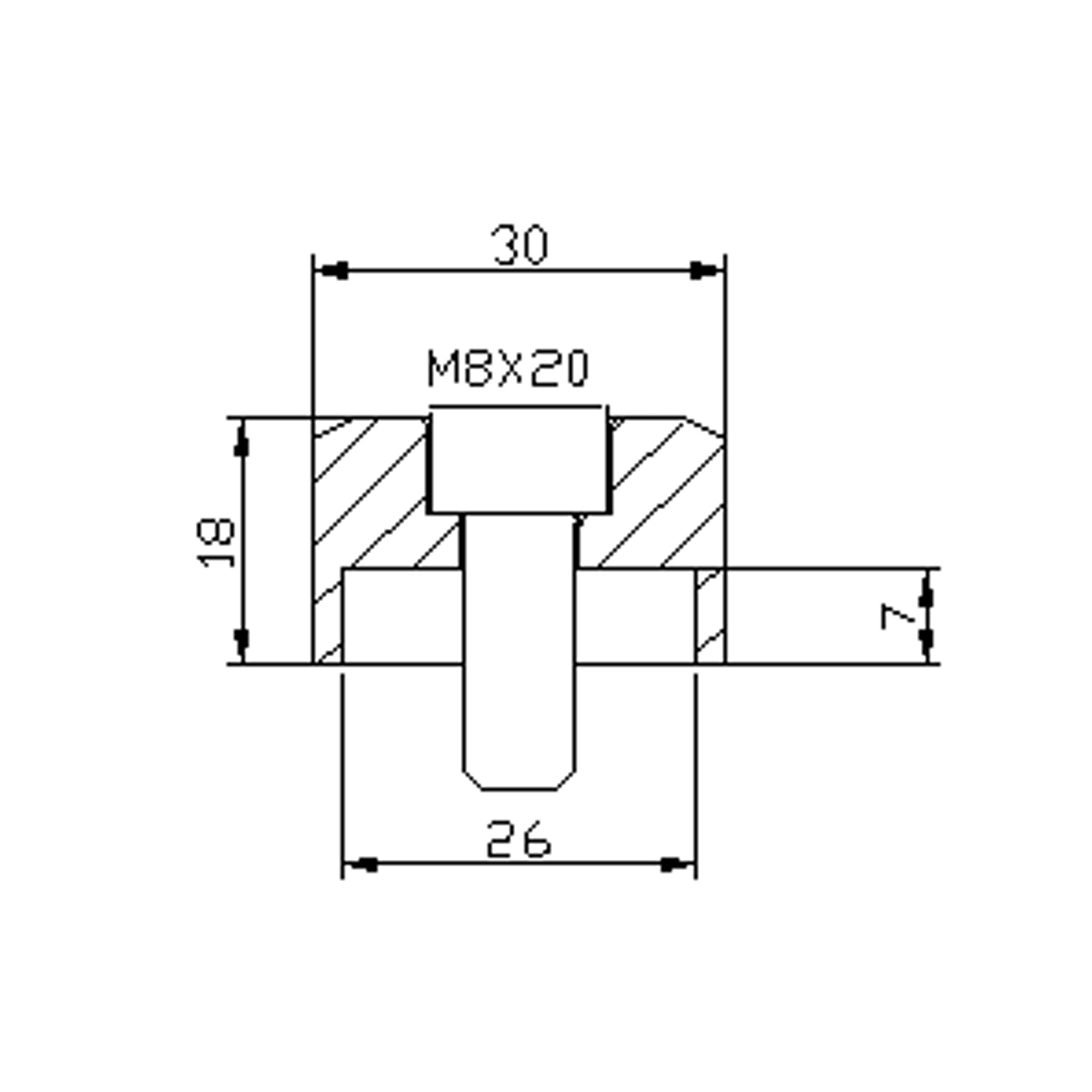 Puig Mirror Adaptor (M8 X 1.25) | Black | Kawasaki Eliminator 500 2024>Current - Shop name