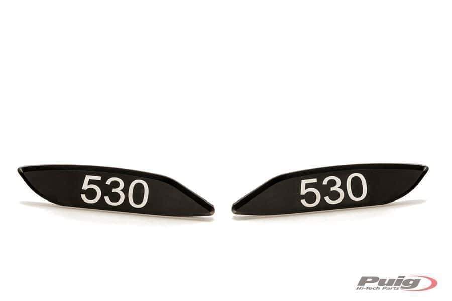Puig Mirror Base Caps | Black | Yamaha TMAX 530 2012>Current - Shop name