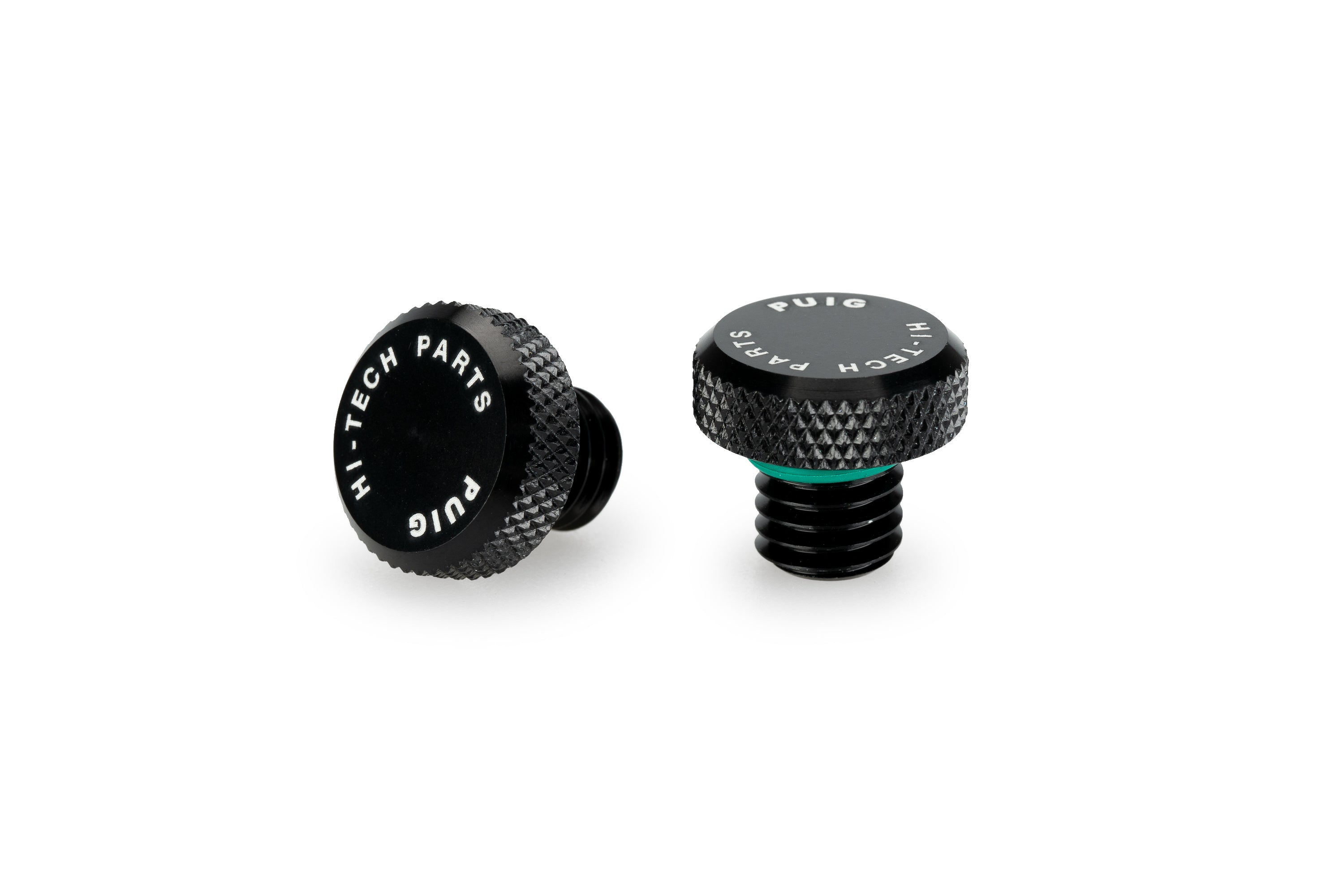 Puig Mirror Hole Screw Plugs | M10/150 RH Thread x 2 | Black - Shop name