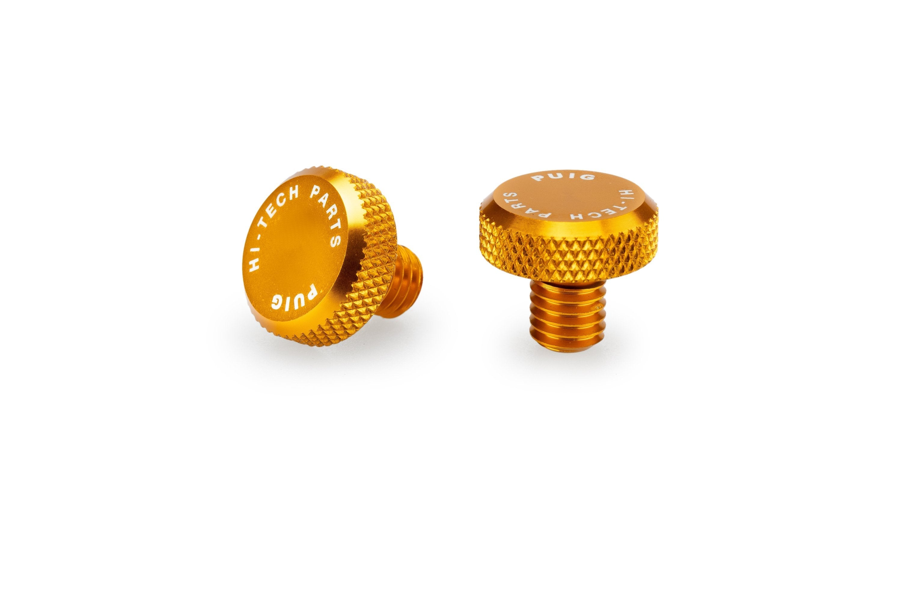 Puig Mirror Hole Screw Plugs | M8/125 LH & RH Threads | Gold - Shop name