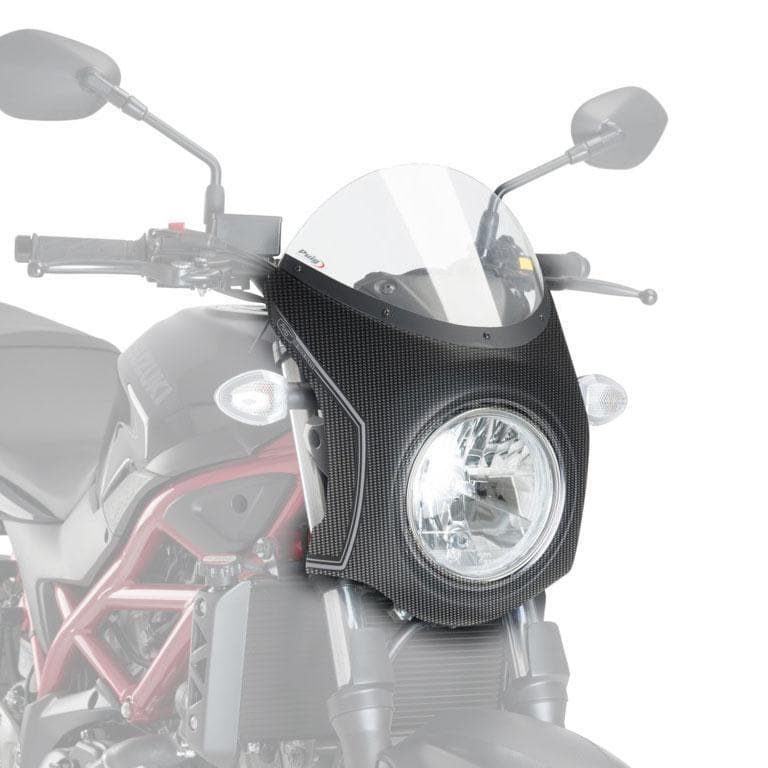 Puig Nose Fairing | Carbon Look with Clear Screen | Suzuki SV650 2016>Current - Shop name