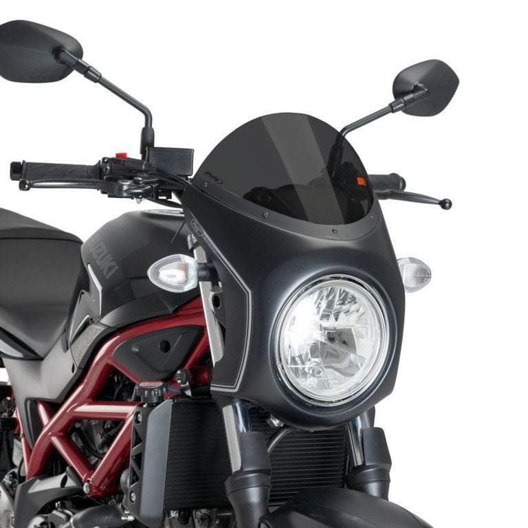 Puig Nose Fairing | Matte Black with Dark Smoke Screen | Suzuki SV650 2016>Current - Shop name