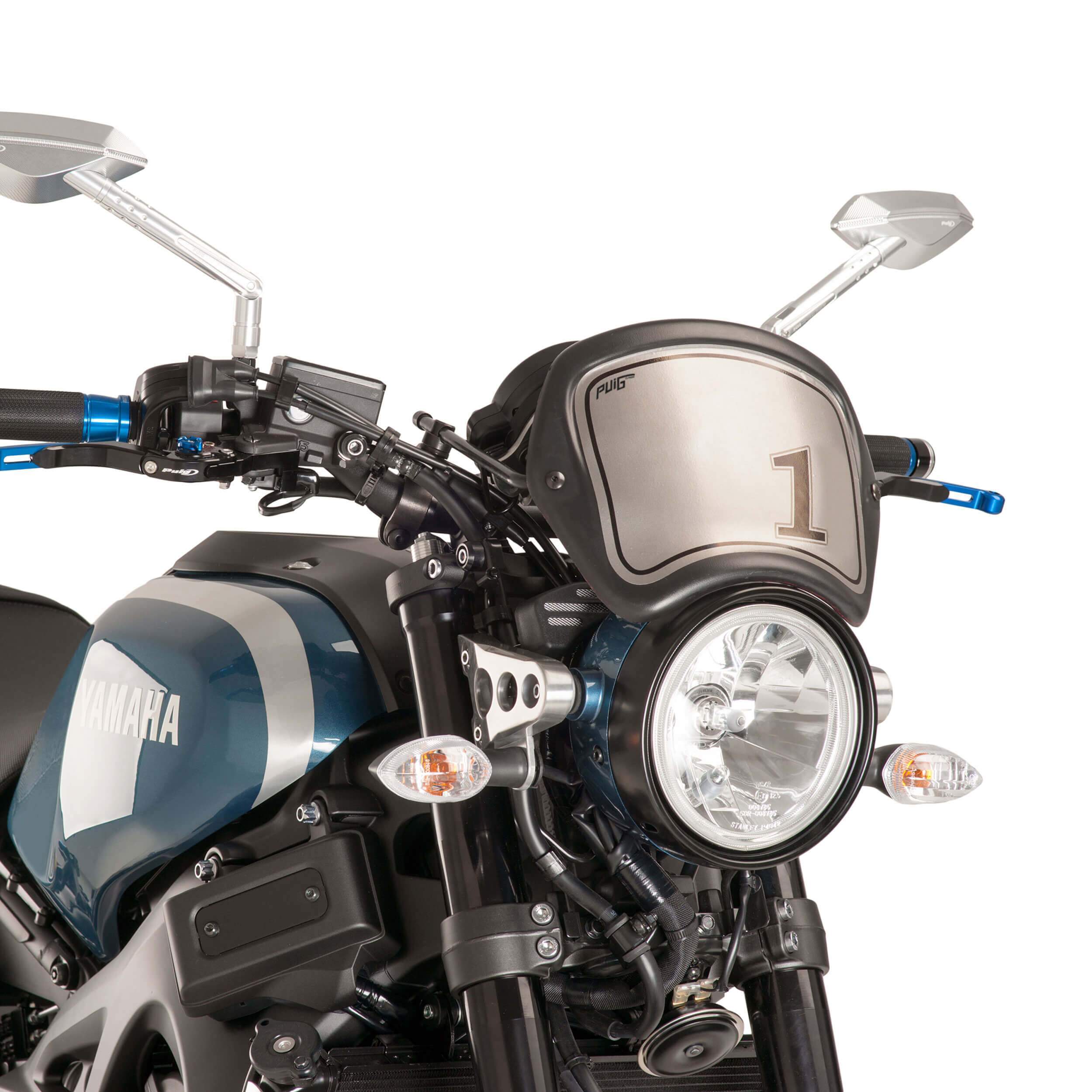 Puig Number Board | Matte Black | Yamaha XSR 900 2016>2021 - Shop name