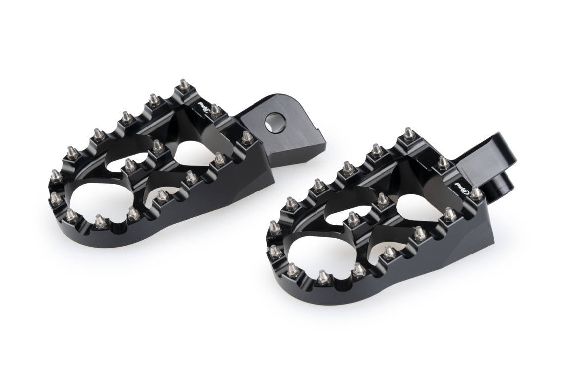 Puig Off-Road Footpegs | Black | Yamaha XT1200Z Super Tenere 2010>2020 - Shop name