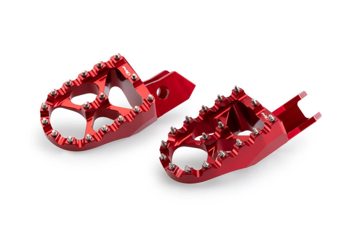Puig Off-Road Footpegs | Red | Honda CRF1100L Africa Twin 2020>Current - Shop name