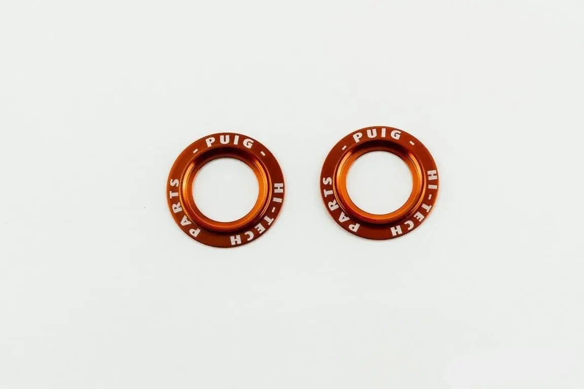 Puig PHB19 Fork/Swing Arm Protector Rings | Orange - Shop name