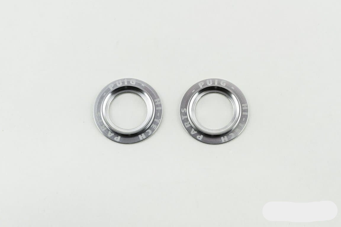 Puig PHB19 Fork/Swing Arm Protector Rings | Silver - Shop name