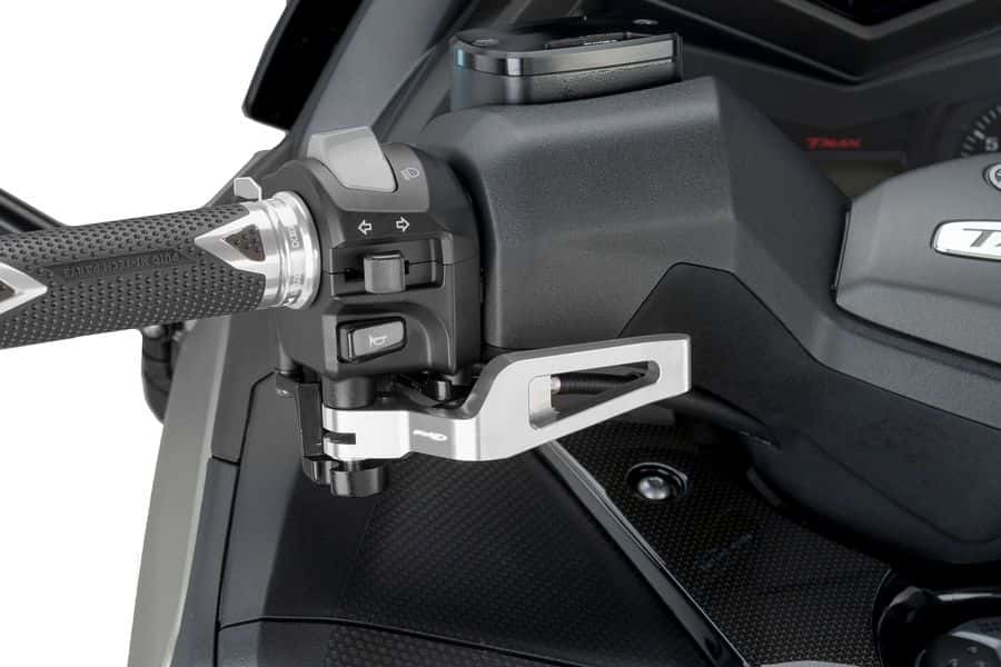 Puig Parking Brake Lever | Silver | Yamaha TMAX 530 SX 2017>2019 - Shop name