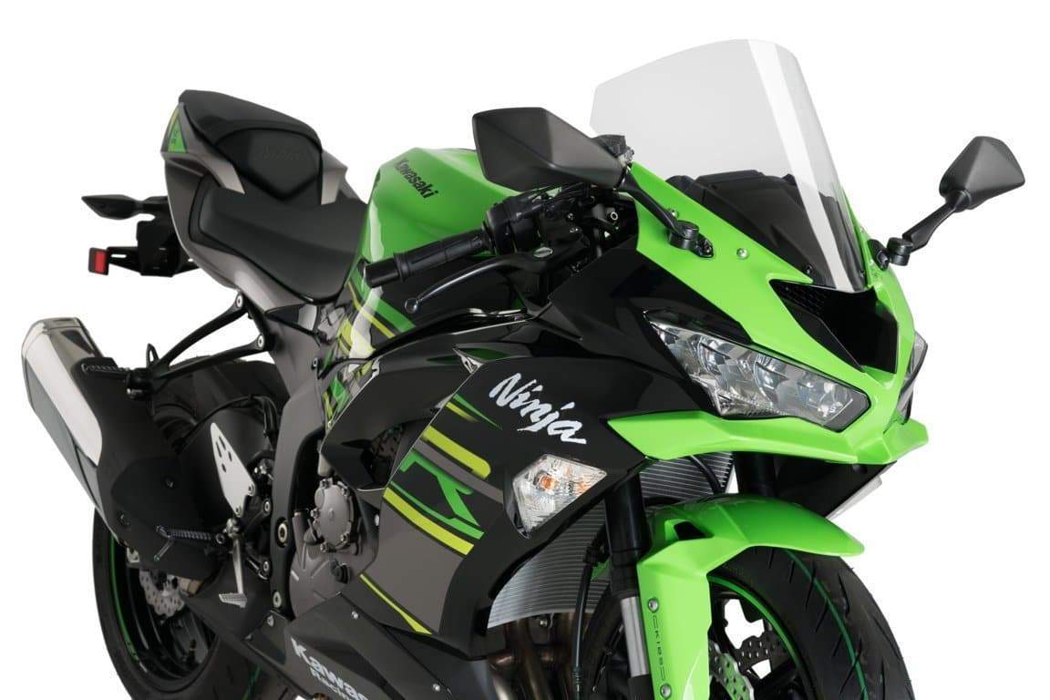 Puig R-Racer Screen | Clear | Kawasaki Ninja ZX-6R 2017>2023 - Shop name