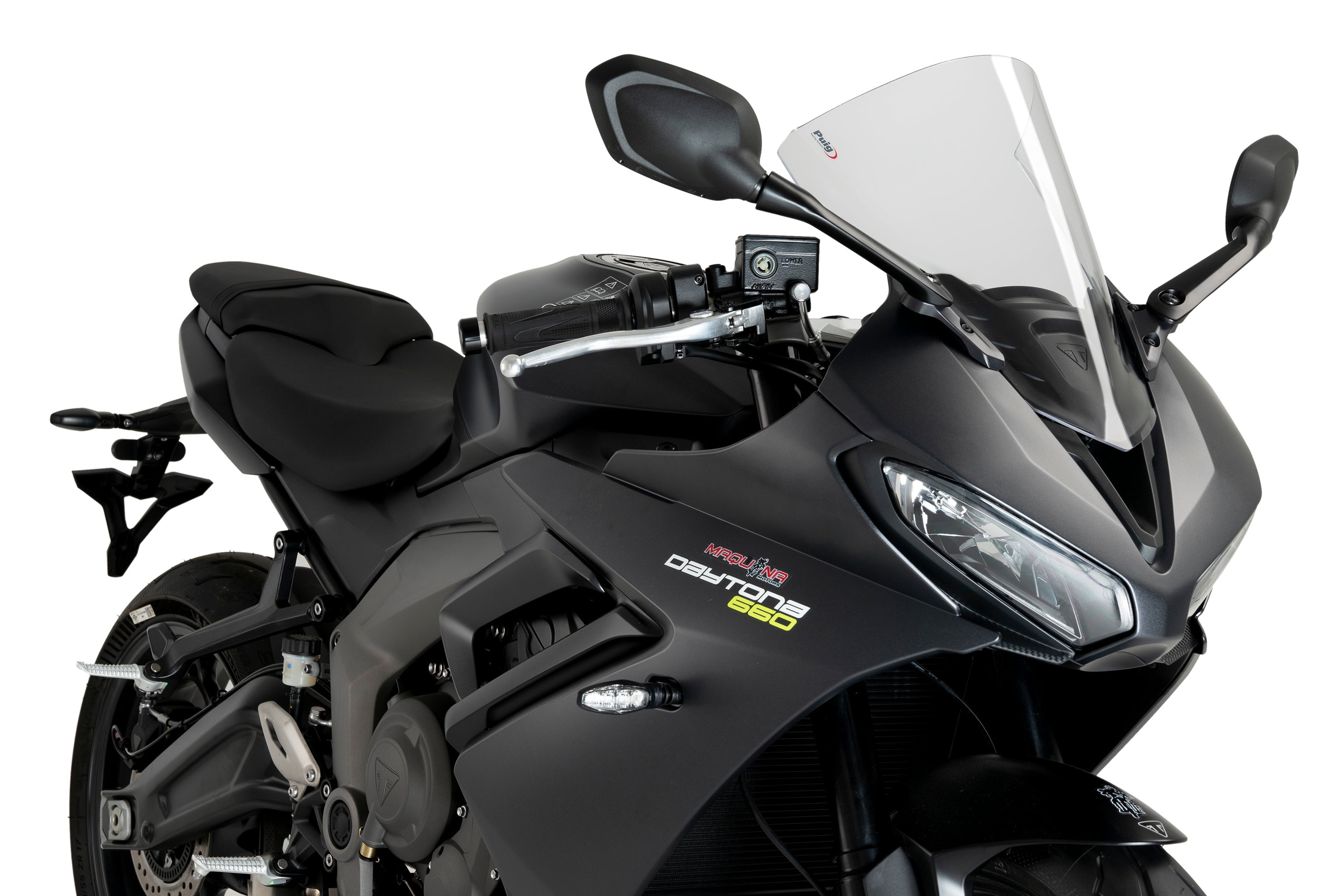 Puig R-Racer Screen| Clear | Triumph Daytona 660 2024>Current - Shop name