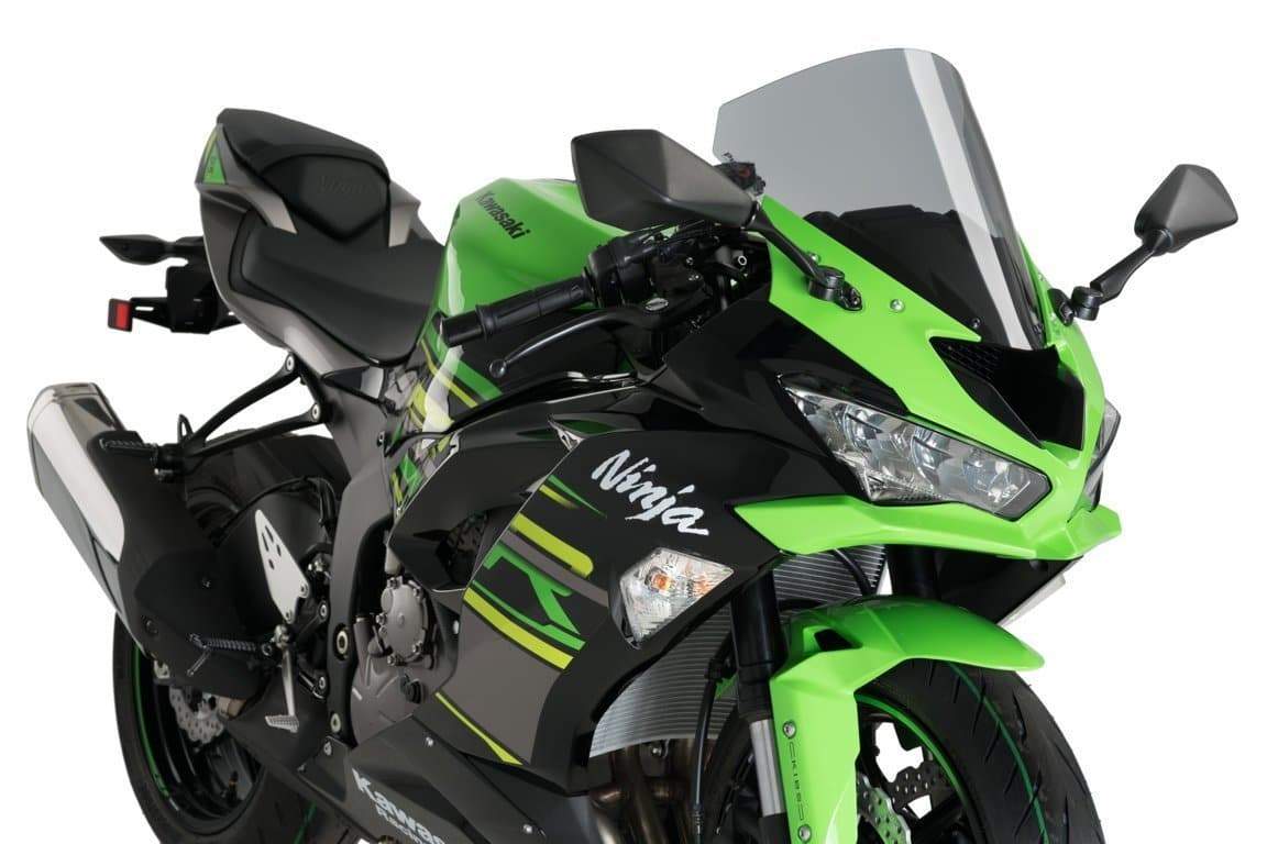 Puig R-Racer Screen | Light Smoke | Kawasaki Ninja ZX-6R 2017>2023 - Shop name