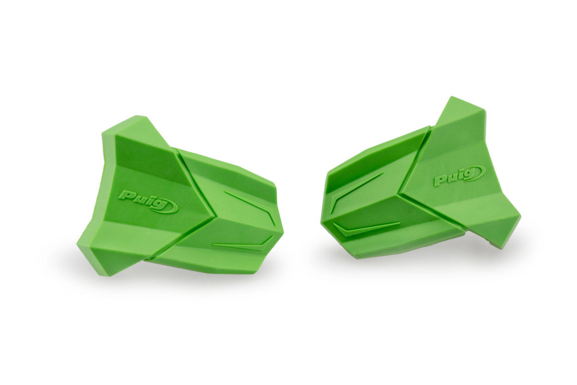 Puig R19 Frame Slider Spare Blocks | Green - Shop name