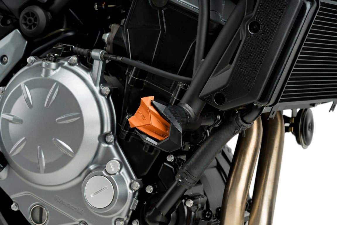 Puig R19 Frame Slider Spare Blocks | Orange - Shop name
