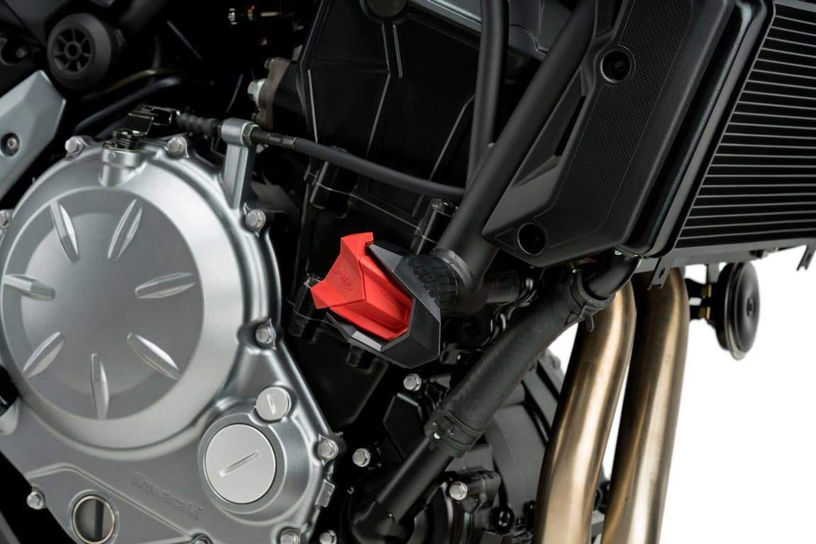 Puig R19 Frame Slider Spare Blocks | Red - Shop name