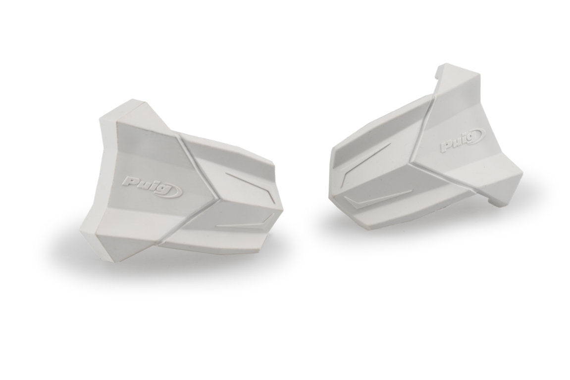 Puig R19 Frame Slider Spare Blocks | White - Shop name