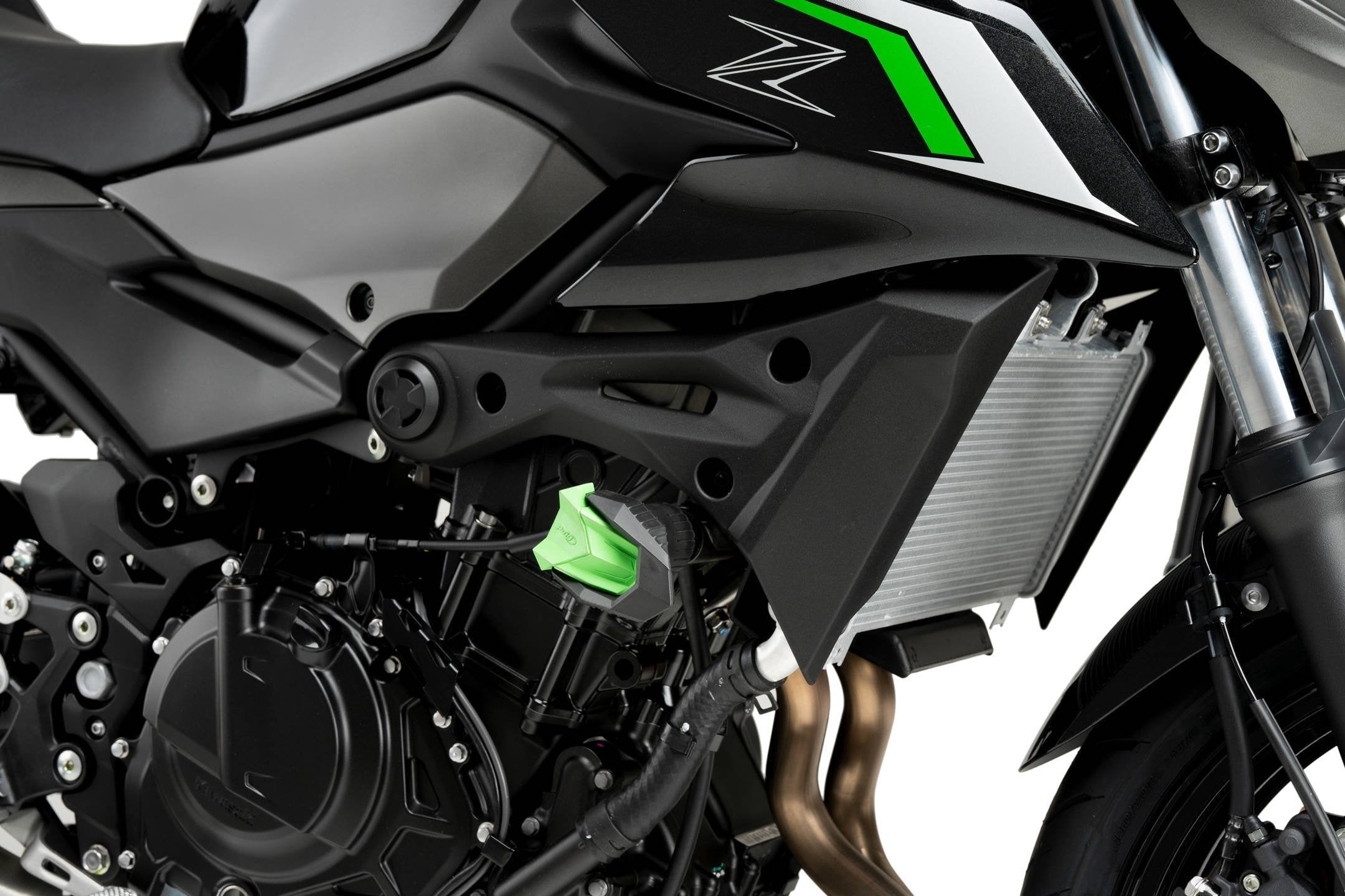 【DS】 Puig R19 Frame Sliders | Black | Kawasaki Z 500 2024>Current