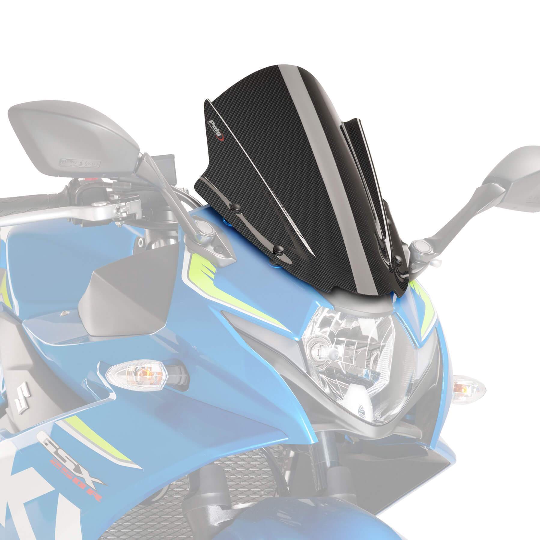 Puig Racing Screen | Carbon Look | Suzuki GSX-R250 2017>Current - Shop name