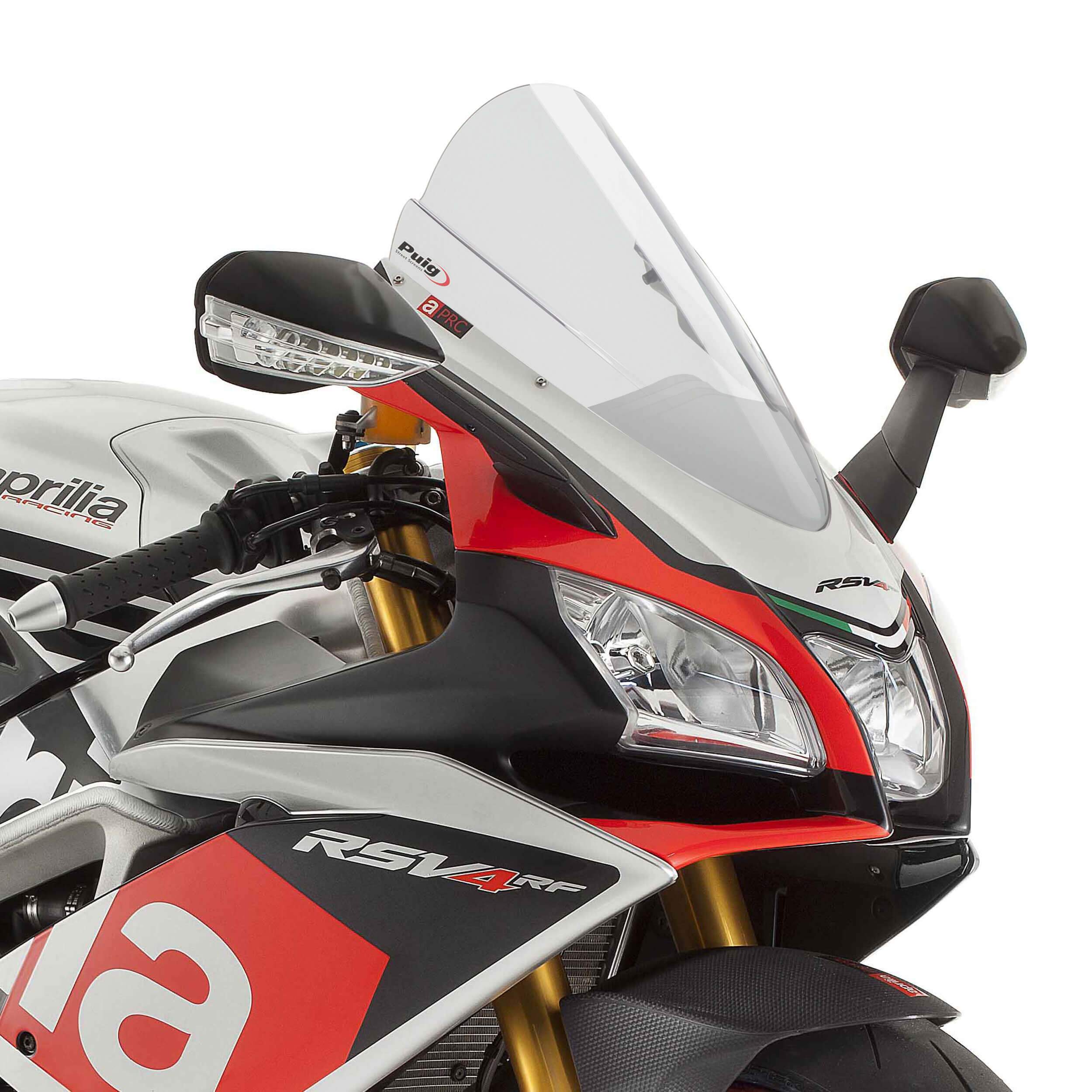 Puig Racing Screen | Clear | Aprilia RSV4 RR 2015>2020 - Shop name
