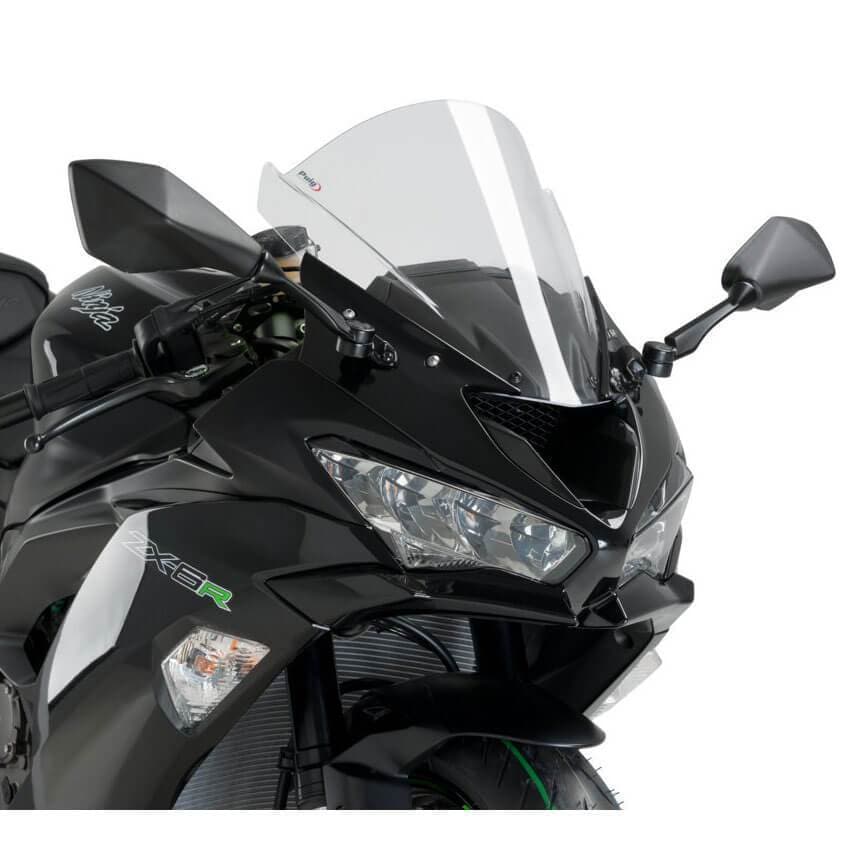 Puig Racing Screen | Clear | Kawasaki Ninja ZX-6R 2009>2023 - Shop name
