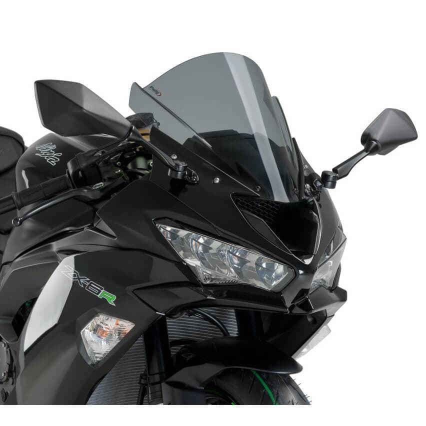 Puig Racing Screen | Dark Smoke | Kawasaki Ninja ZX-6R 2009>2023 - Shop name