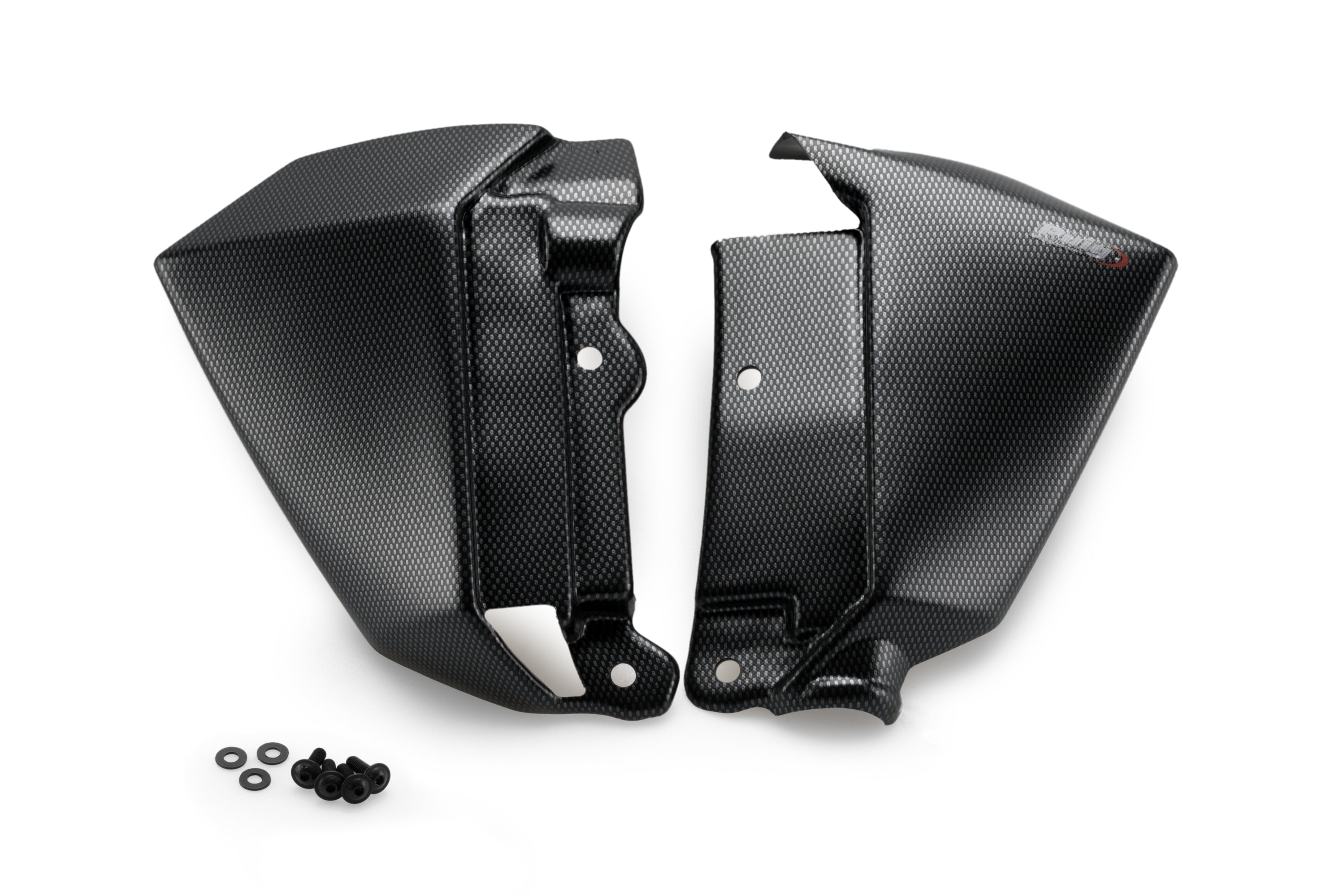 Puig Radiator Cheeks | Carbon Look | Kawasaki Z650 2017>2019 - Shop name