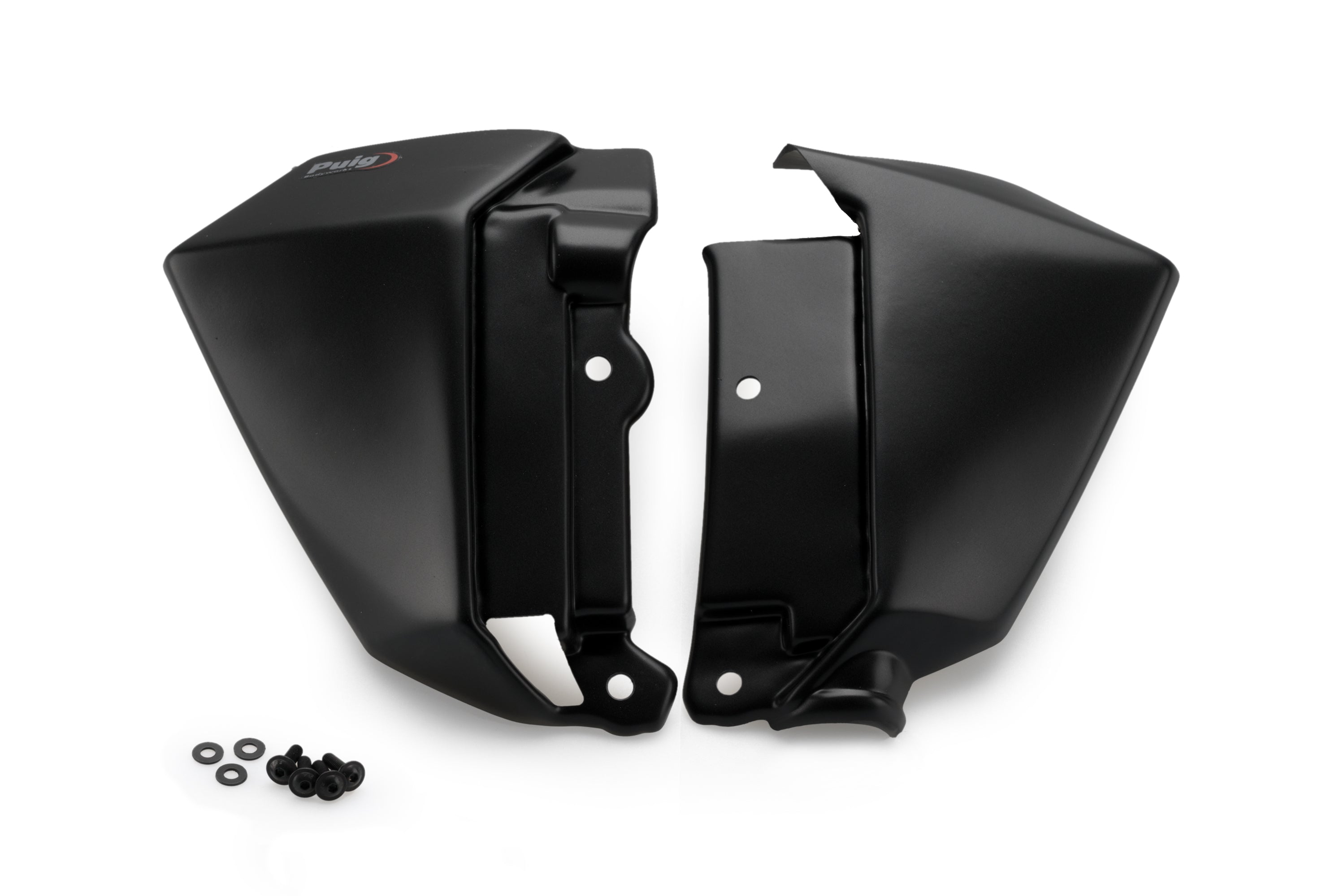 Puig Radiator Cheeks | Matte Black | Kawasaki Z650 2017>2019 - Shop name