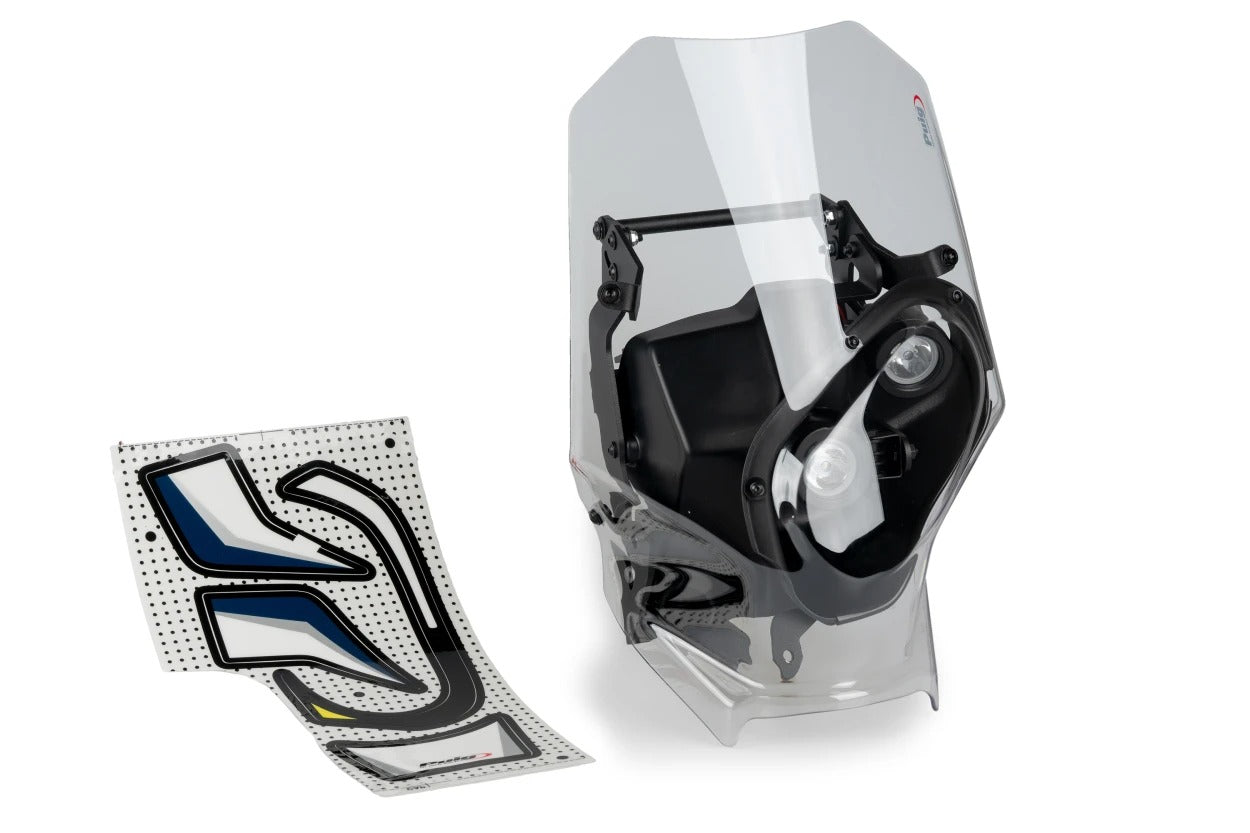 Puig Rally Semi Fairing | Clear | Husqvarna TE 300 2005>2021 - Shop name
