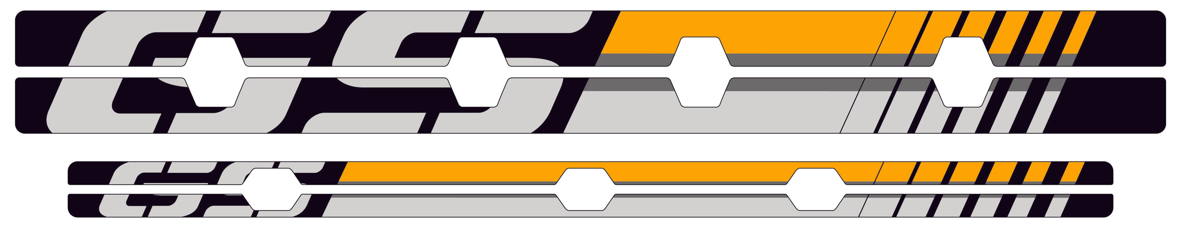 Puig Rim Strips | Gold | BMW R 1250 GS Rallye 2019>2024 - Shop name