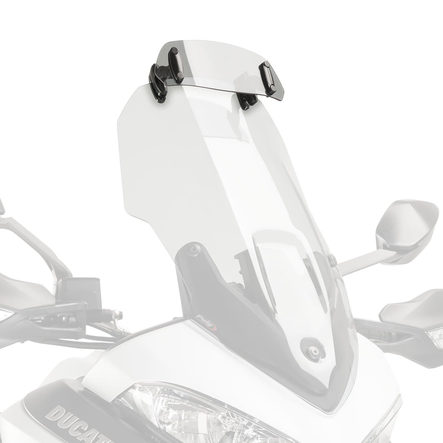 Puig Screen Deflector - Clip On (230x90mm) | Light Smoke -  Shop name