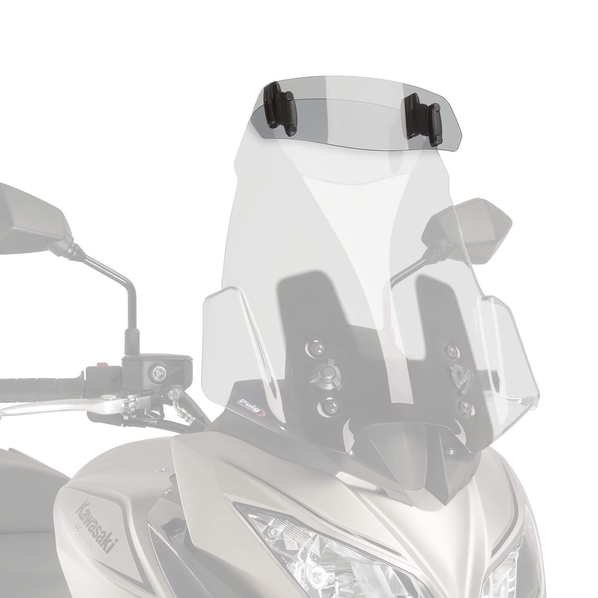 Puig Screen Deflector - Clip On (277x100mm) | Light Smoke - Shop name