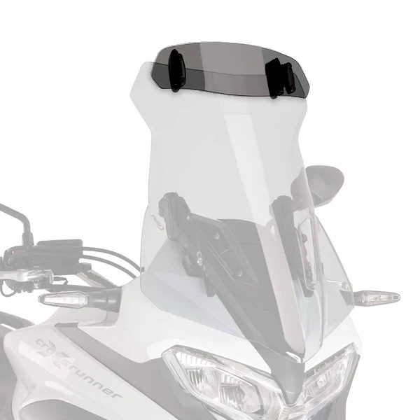 Puig Screen Deflector - Clip On (325x102mm) | Dark Smoke | Yamaha Tracer 900 GT 2018>2020 - Shop name