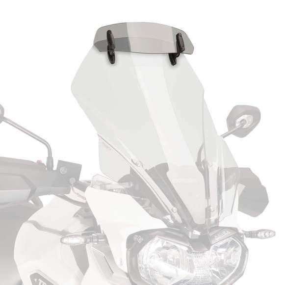 Puig Screen Deflector - Drill Fit (325x102mm) | Light Smoke | Yamaha Tracer 900 2018>2020 - Shop name