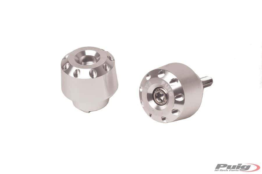 Puig Short Bar Ends | Silver | Honda Forza 125/350 2021>Current - Shop name