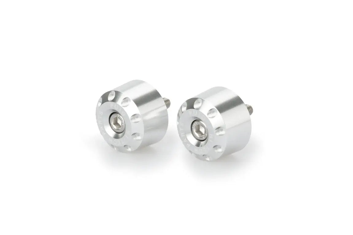 Puig Short Bar Ends | Silver | Piaggio Vespa GTS 300 2008>2023 - Shop name