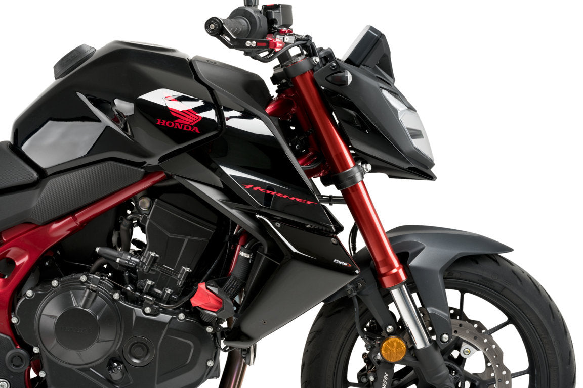 Puig Side Downforce Wings | Black | Honda CB750 Hornet 2023>Current - Shop name