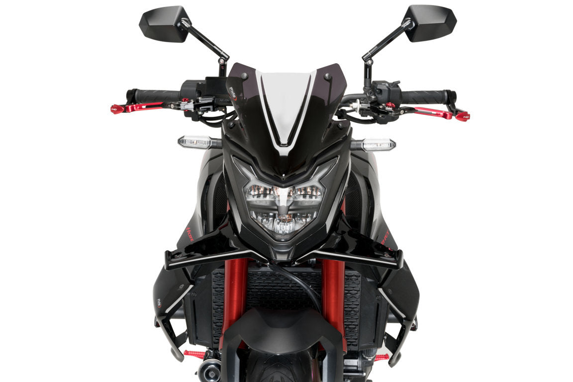 Puig Side Downforce Wings | Black | Honda CB750 Hornet 2023>Current - Shop name