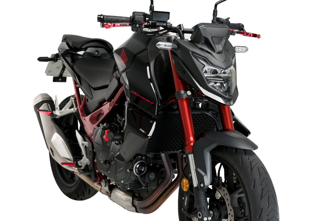 Puig Side Downforce Wings | Black | Honda CB750 Hornet 2023>Current - Shop name