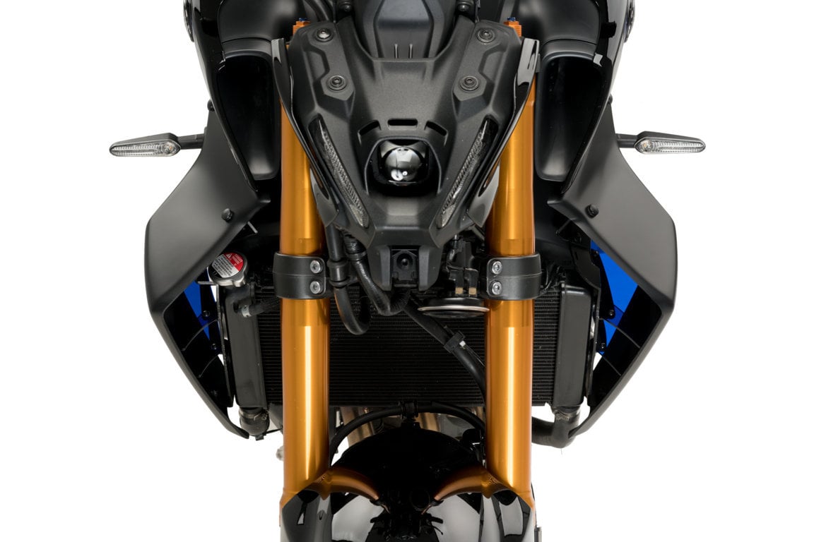 Puig Side Downforce Wings | Blue | Yamaha MT-09 SP 2021>2023 - Pyramid Motorcycle Accessories