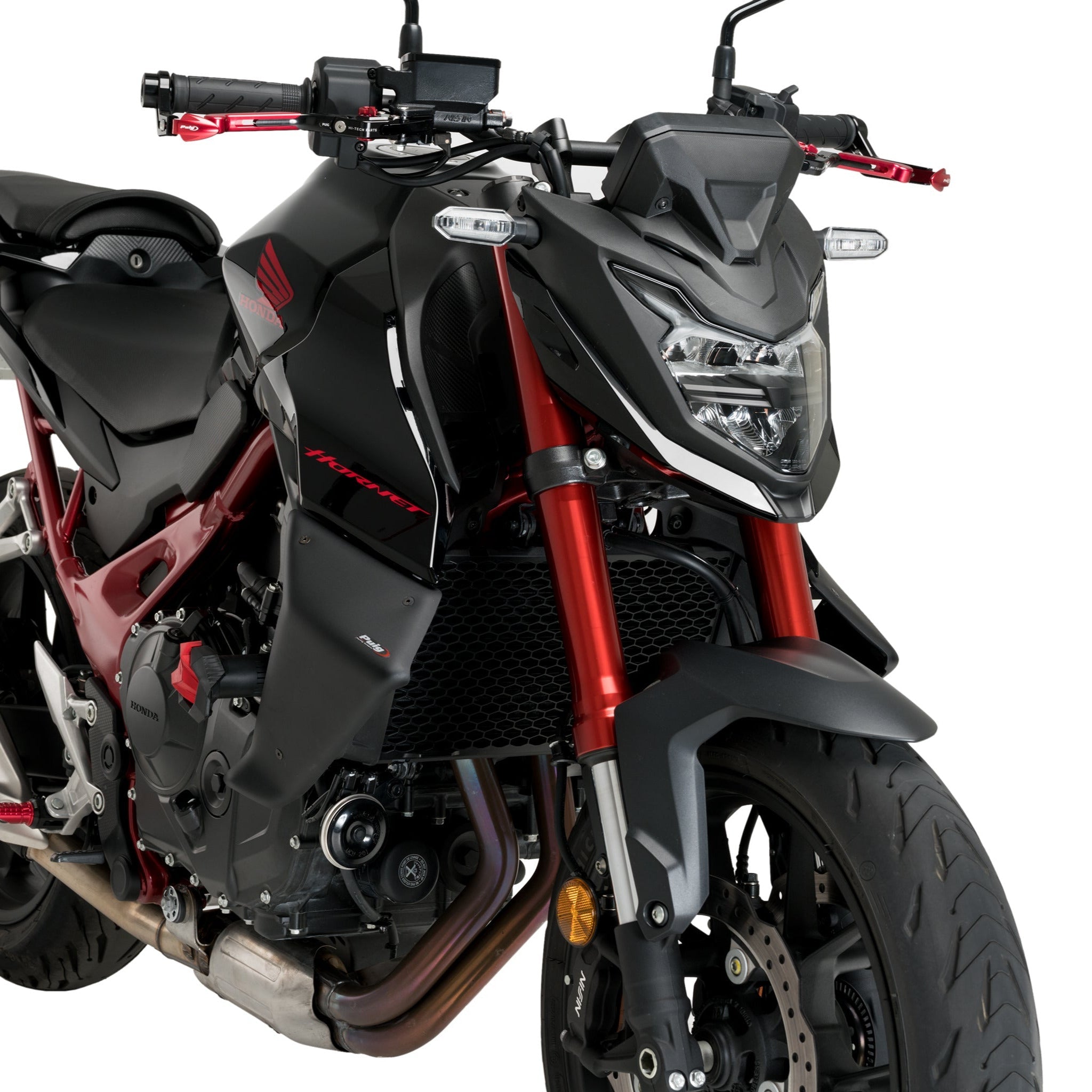 Puig Side Downforce Wings | Matte Black | Honda CB750 Hornet 2023>Current - Shop name