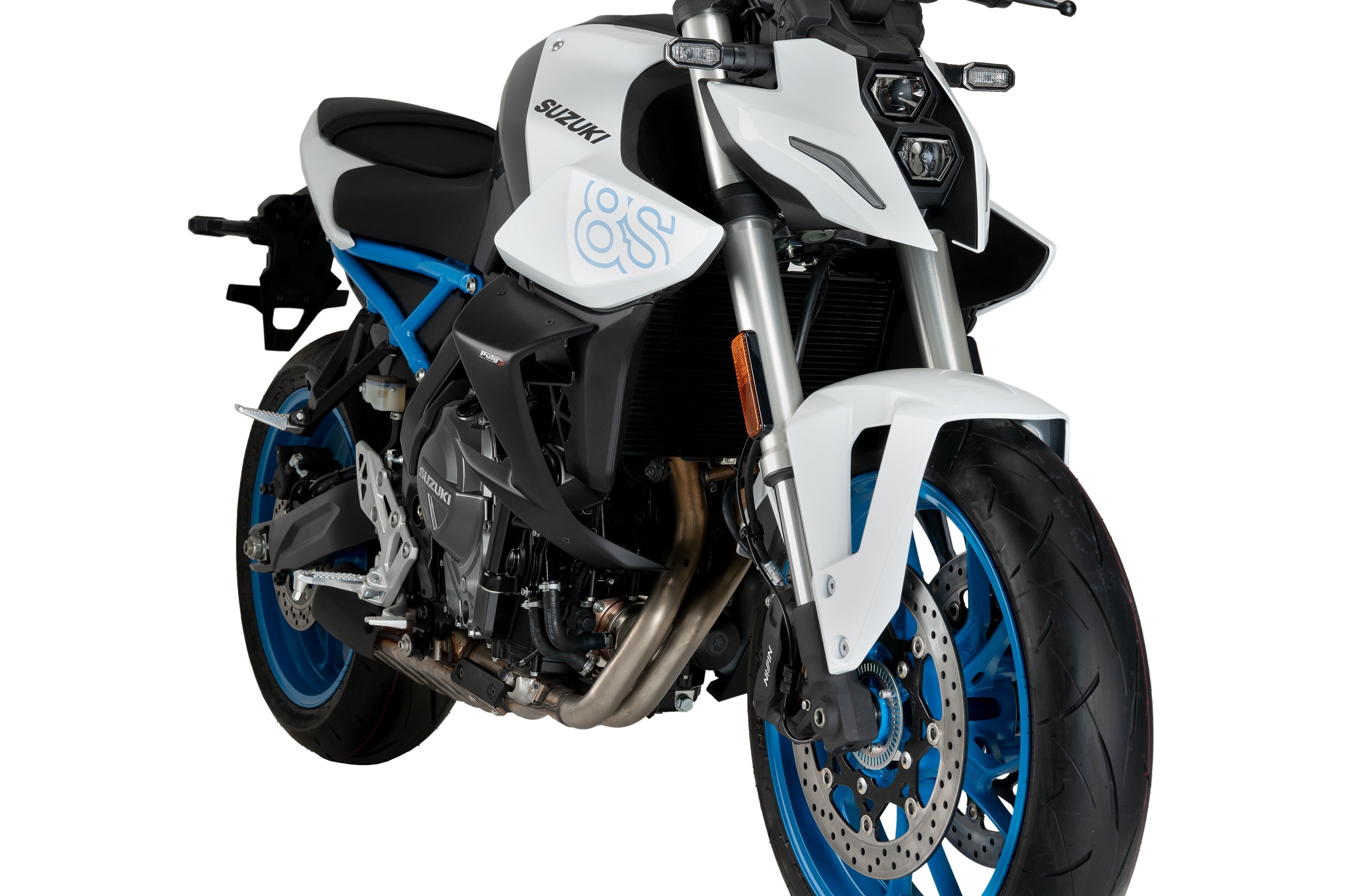 Puig Side Downforce Wings | Matte Black | Suzuki GSX-8S 2023>Current - Shop name