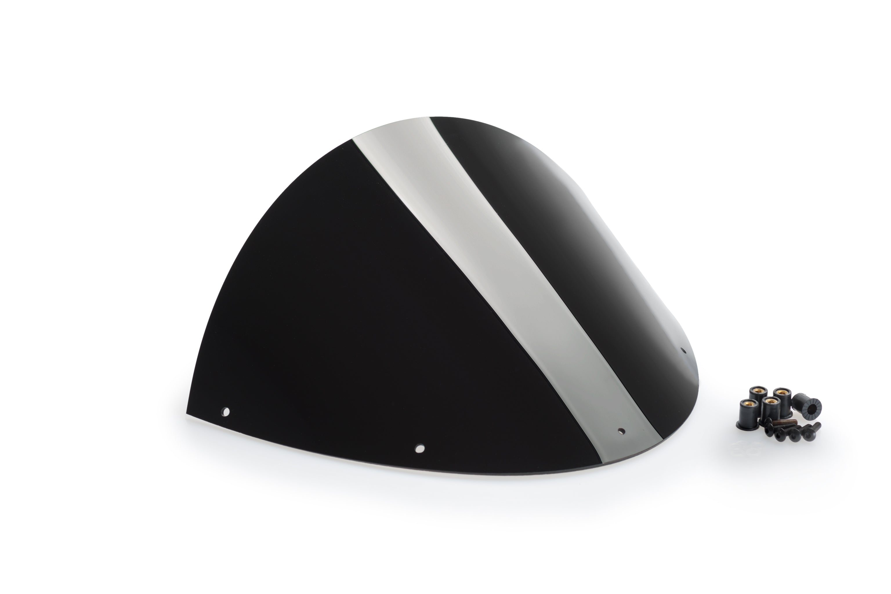 Puig Spare Screen for 'Puig Retro Semi-Fairing' | Black (Opaque) - Shop name