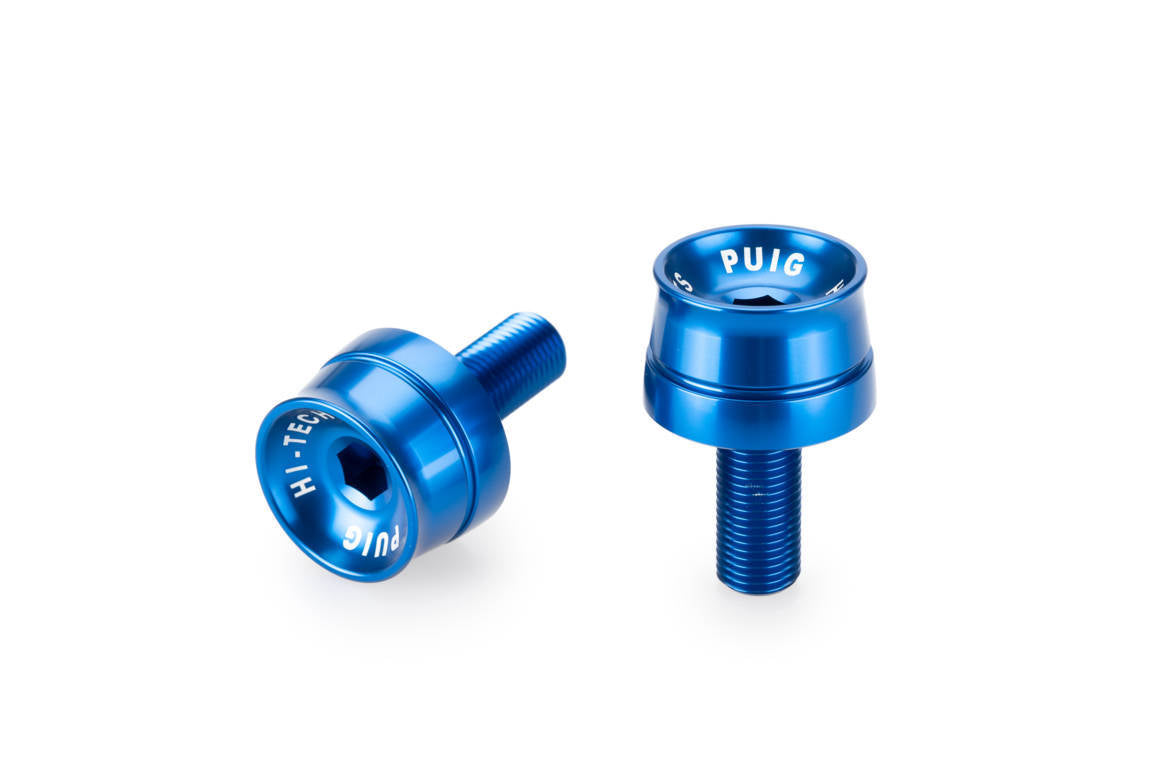 Puig Speed Bar Ends | Blue | Suzuki Hayabusa GSX-R1300 2021>Current - Shop name