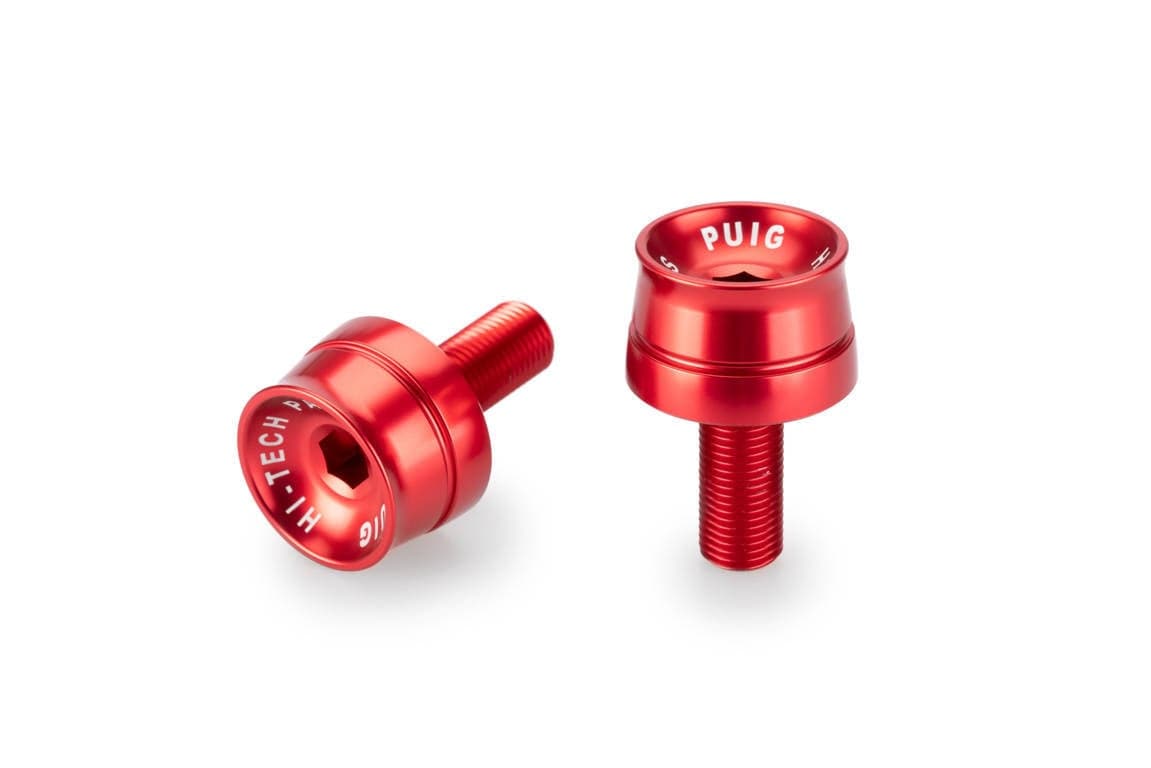 Puig Speed Bar Ends | Red | Suzuki Hayabusa GSX-R1300 2021>Current - Shop name