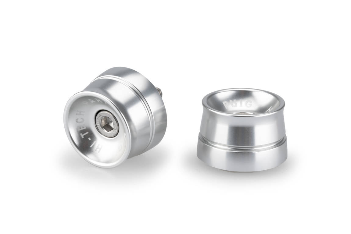 Puig Speed Bar Ends | Silver | Vespa GTS/GTV 300 2023>Current - Shop name